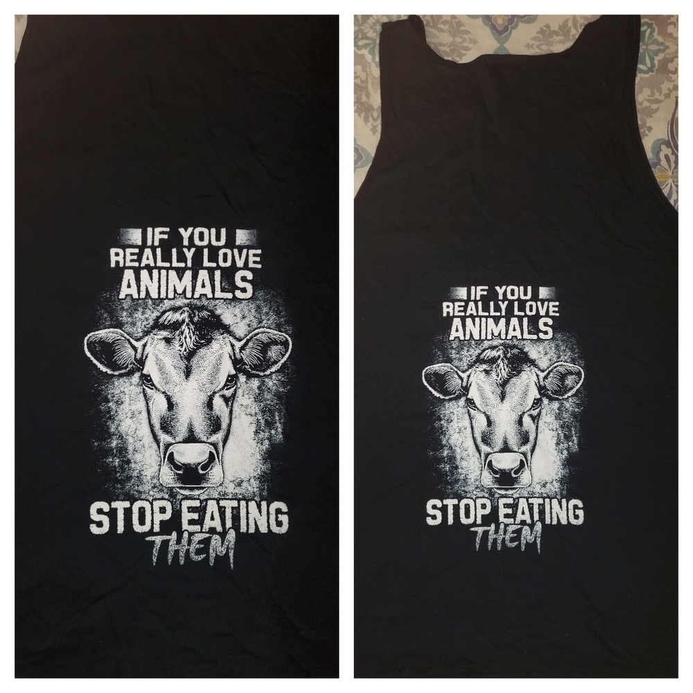 BRAND NEW black muscle tank